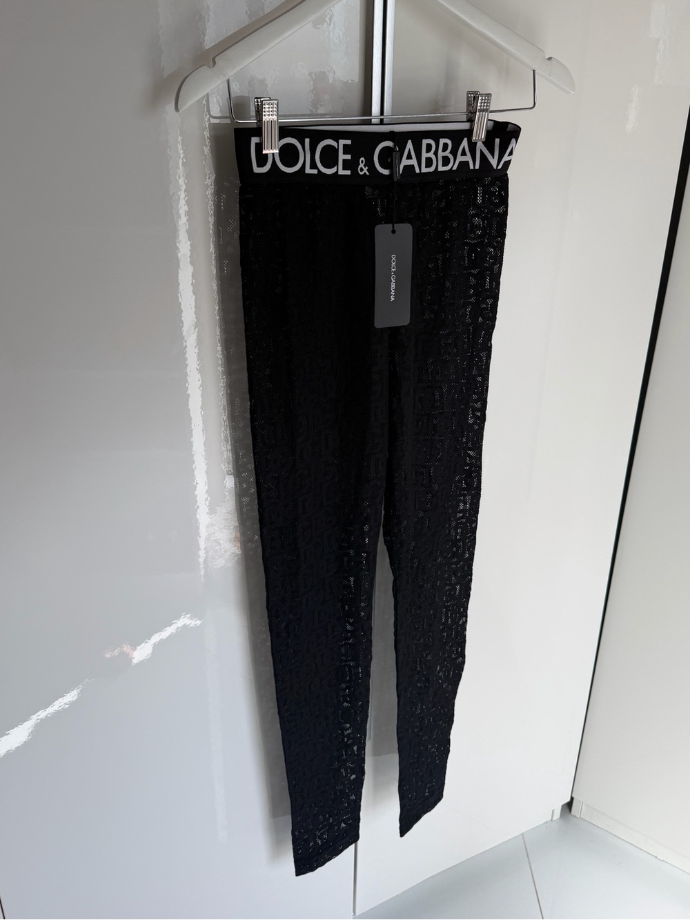 Dolce & Gabbana Black Sheer Leggings - Picture 2 of 4